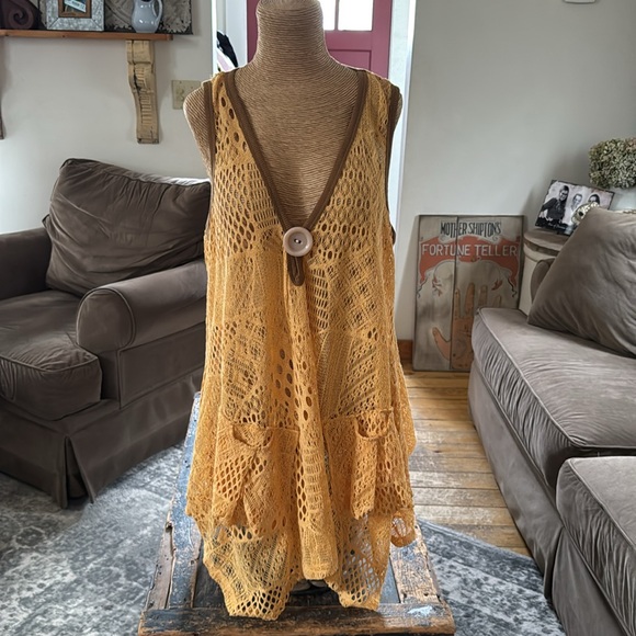 Women's Firminalitiy Sleeveless Beach CoverUp Top 2XL NWT - Picture 1 of 7